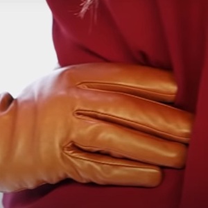 guantes cuero mujer